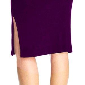 Regna X Side Slit Purple Pencil Skirt Small NWT Bodycon